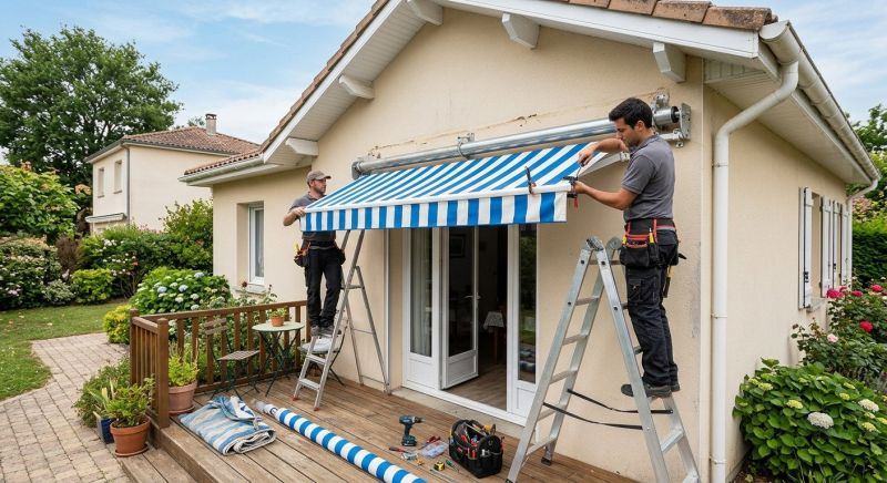 Fabric Awning Installation in Santa Rosa, CA