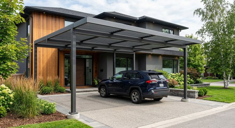 Metal Shade Installation in Sonoma County, CA