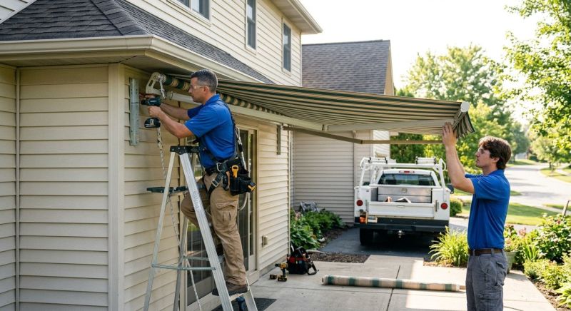 Retractable Awning Installation in Marin County, CA