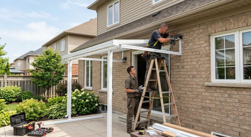 Aluminum Awning Replacement in Marin County, CA