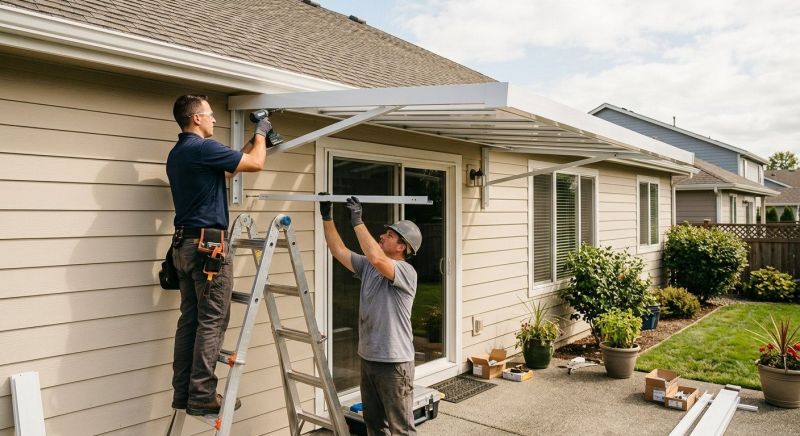 Aluminum Awning Replacement in Marin County, CA