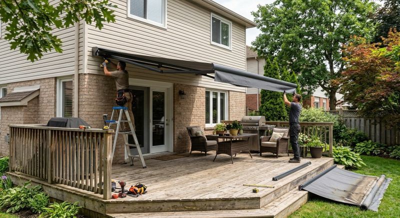 Cloth Awning Replacement in Marin County, CA
