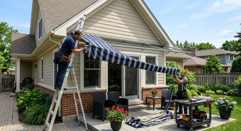 Custom Awning Installation in Sonoma County, CA
