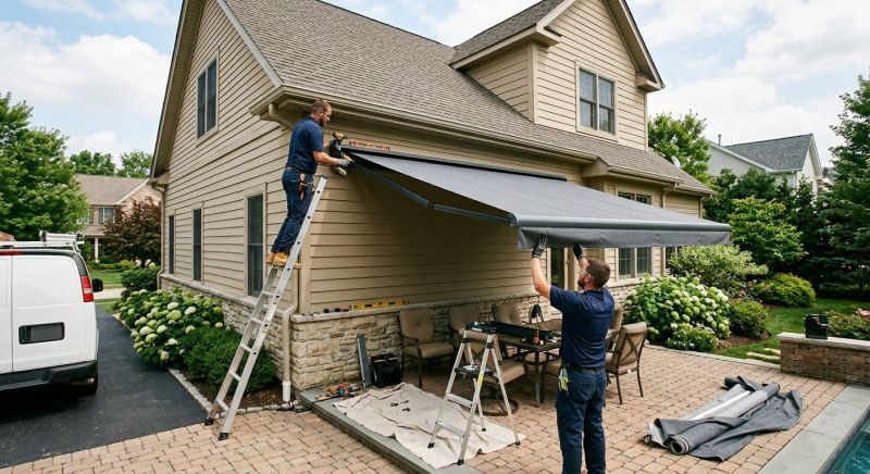 Deck Awning Installation in Sonoma County, CA