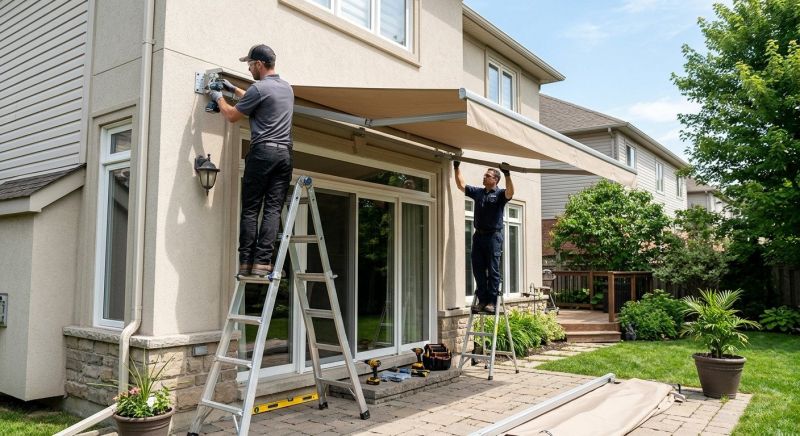 Deck Awning Installation in Napa, CA