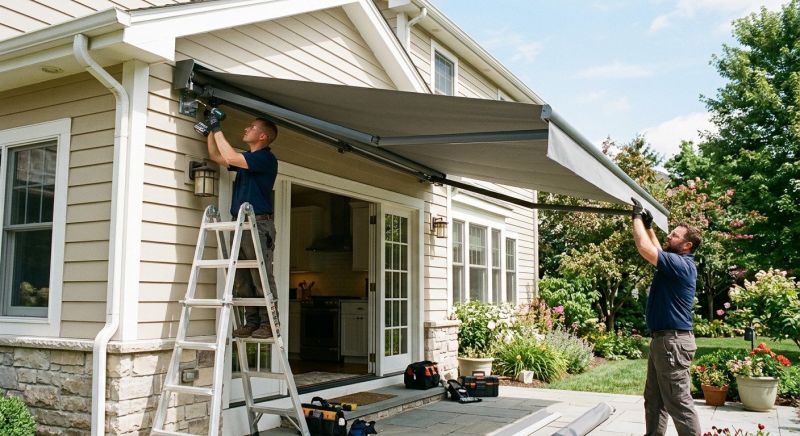 Entrance Awning Installation in Santa Rosa, CA