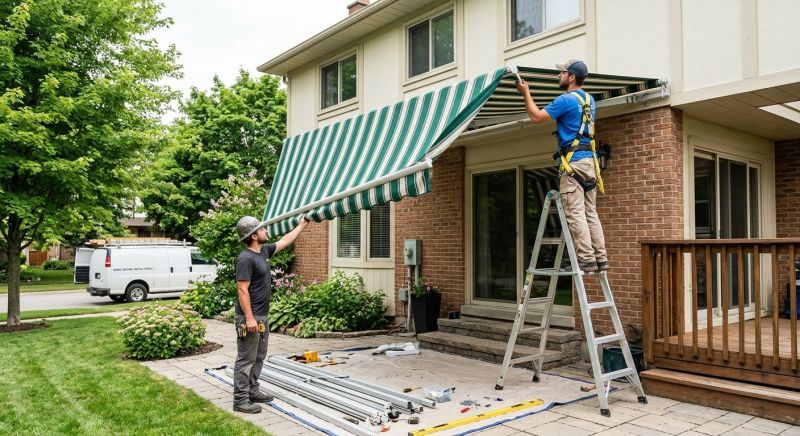 Fabric Awning Installation in Napa, CA