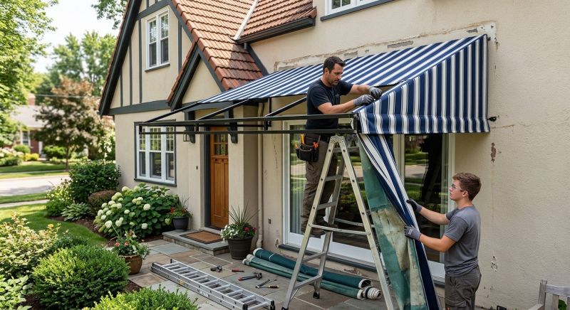 Fabric Awning Replacement in Marin County, CA