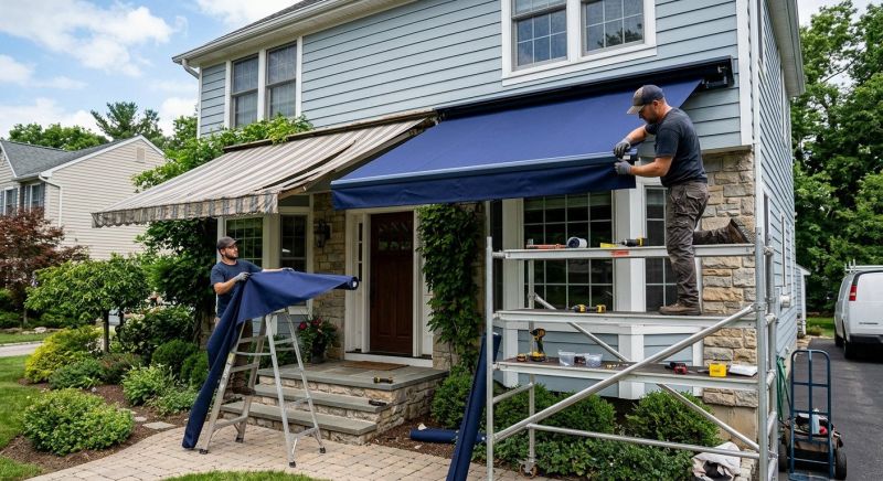 Fabric Awning Replacement in Marin County, CA