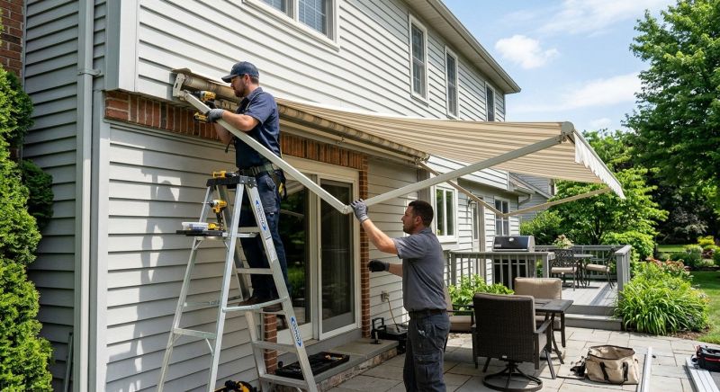 House Awning Installation in Marin County, CA
