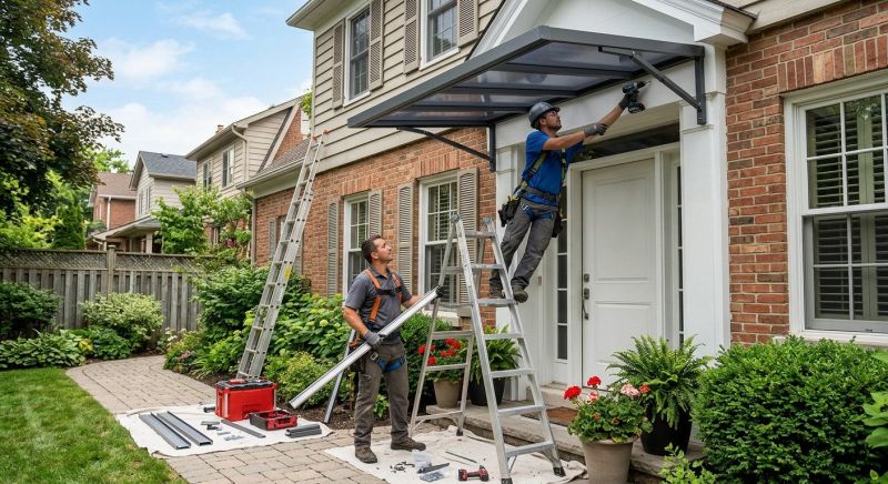 Metal Awning Installation in Napa, CA