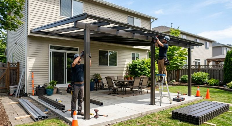 Metal Patio Cover Installation in Napa, CA