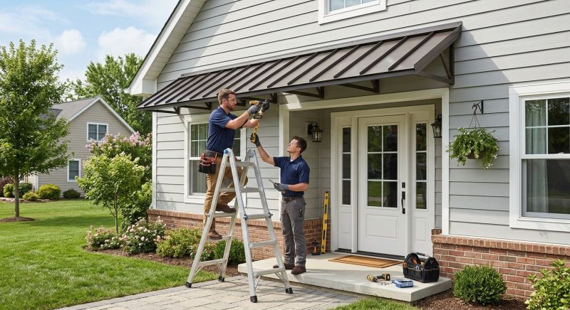 Metal Shade Installation in Fayetteville, NC