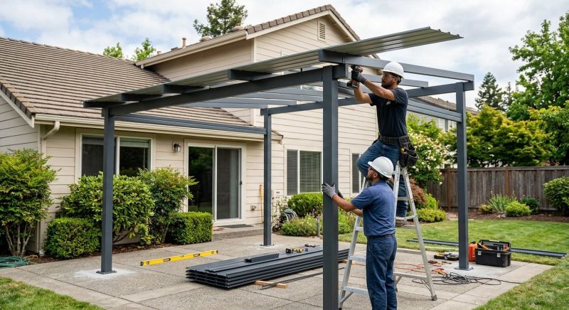 Patio Cover Installation in Santa Rosa, CA