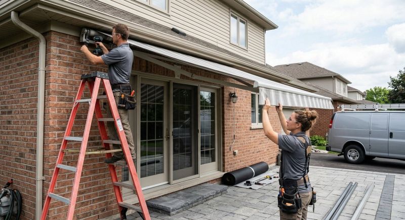 Retractable Awning Installation in Marin County, CA