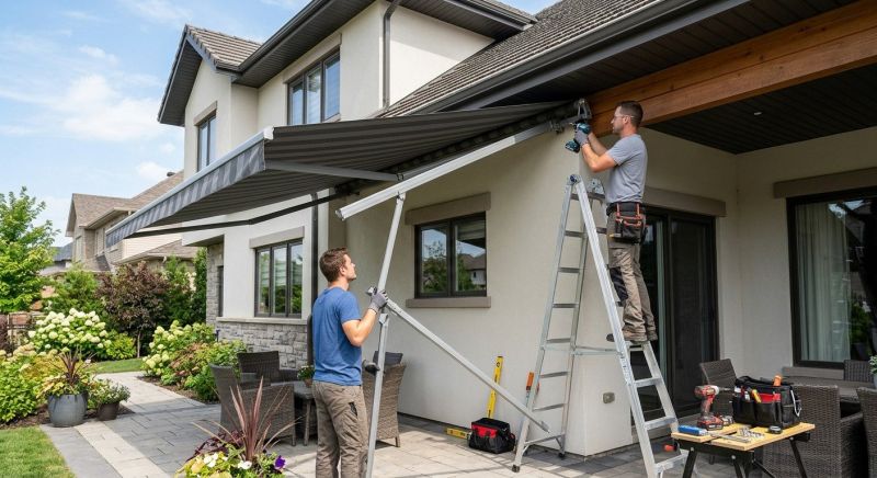 Retractable Awning Installation in Sonoma County, CA
