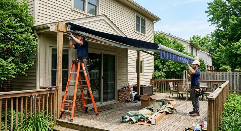 Retractable Awning Replacement in Sonoma County, CA