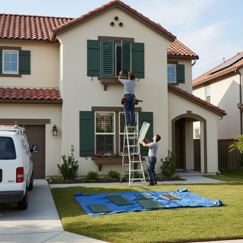 Shutter Latch Replacement in Denver County, CO