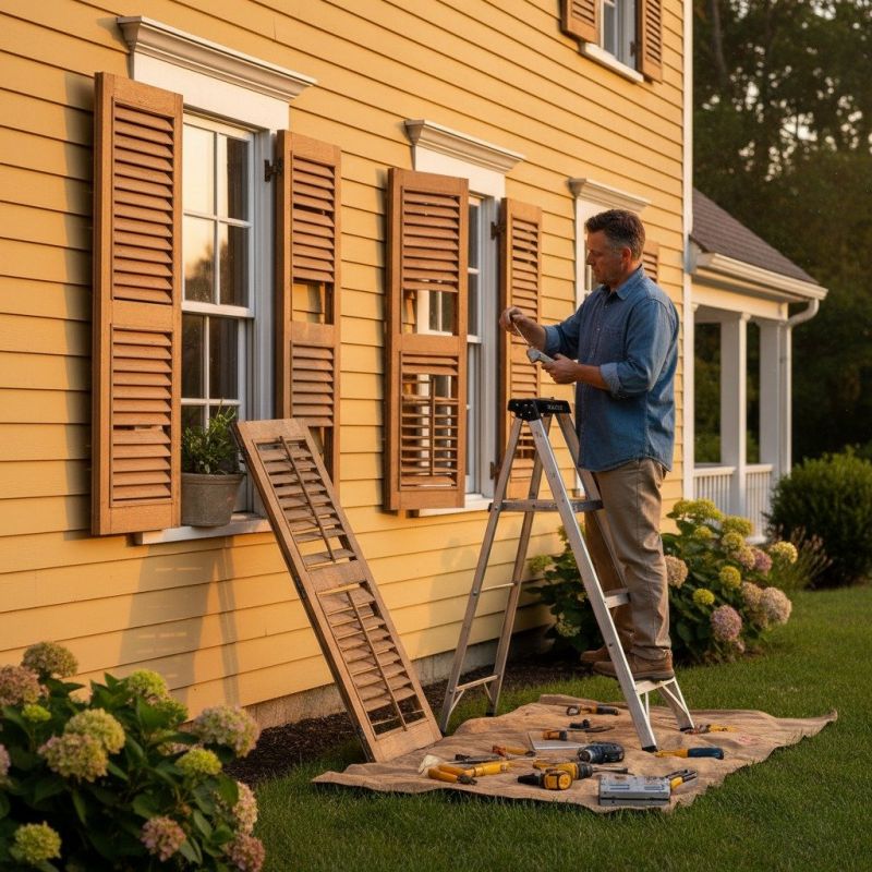 Shutter Reattachment in Overland Park, KS
